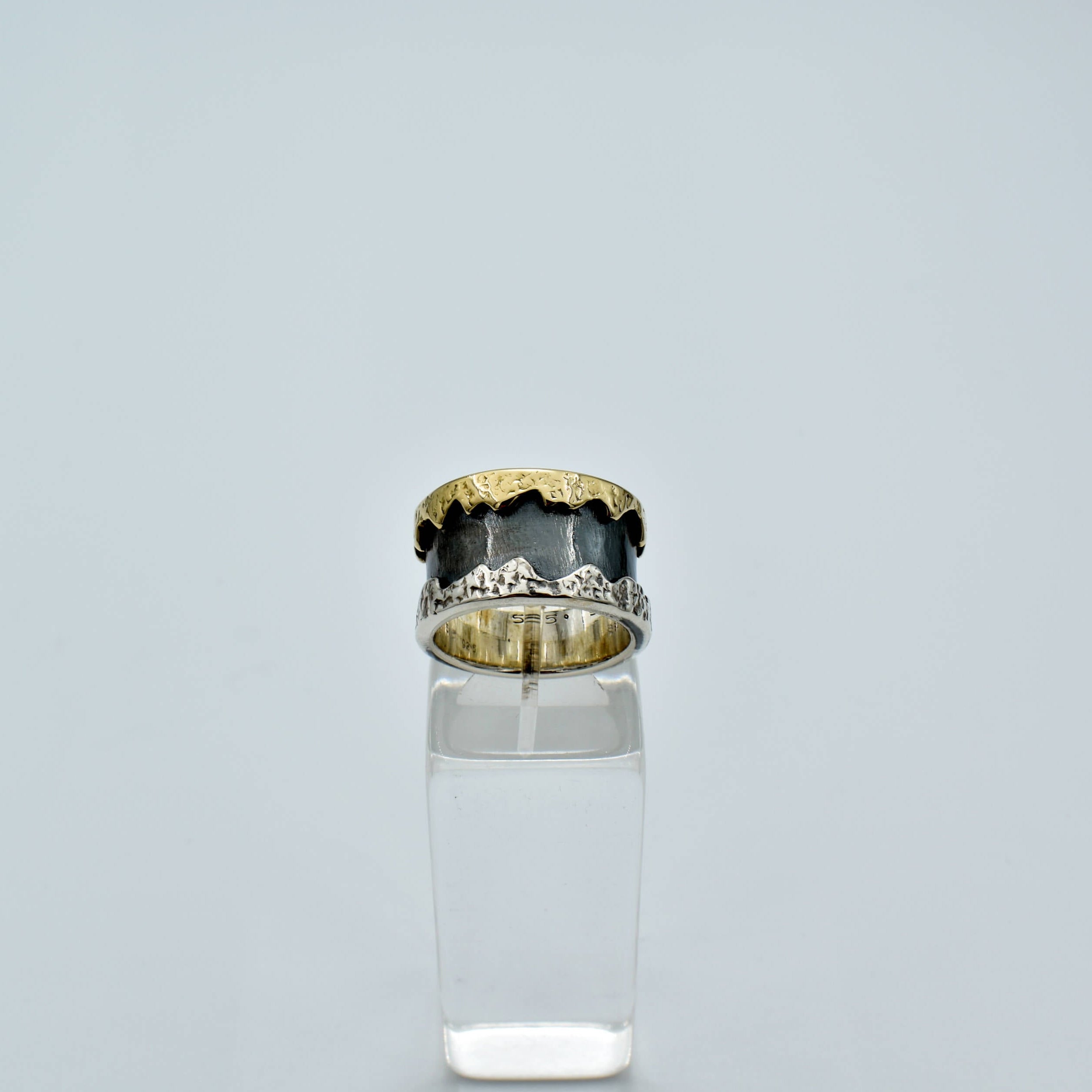 Handmade Silver&Gold Canyon Ring