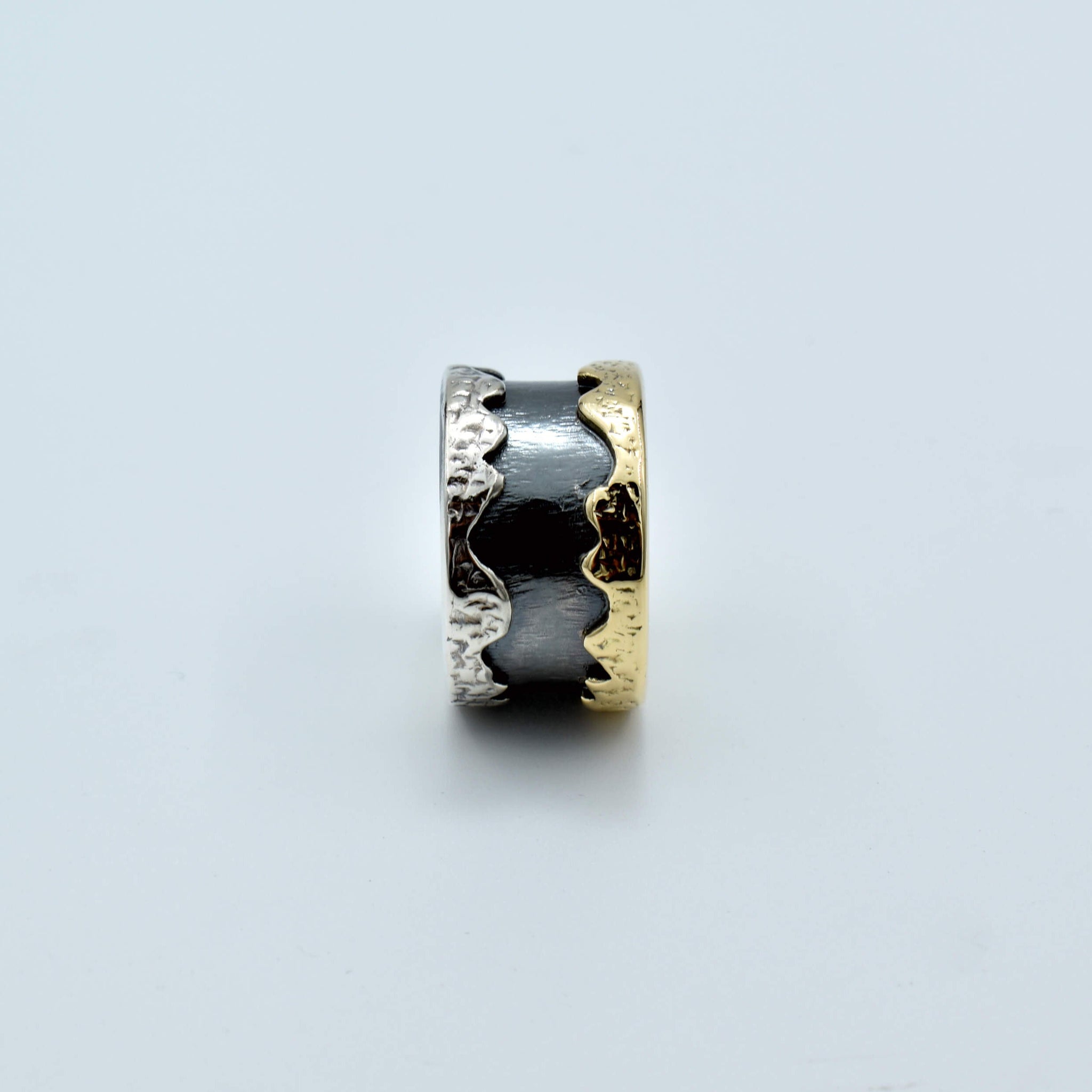 Handmade Silver&Gold Canyon Ring