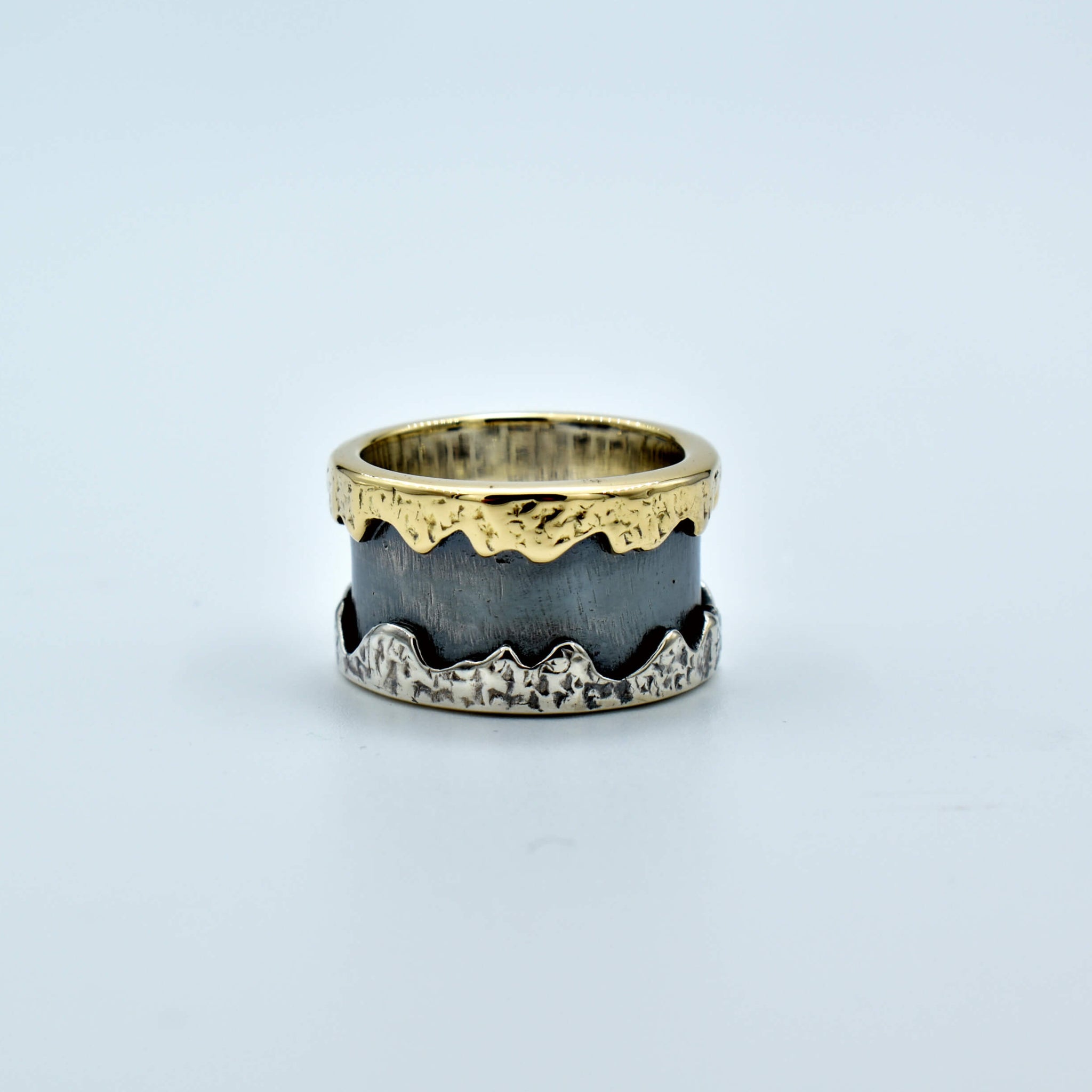 Handmade Silver&Gold Canyon Ring