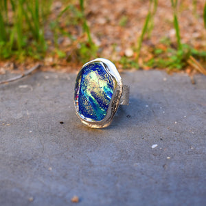 Murano Handmade Silver Ring