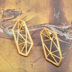 Pythagoras Logic Silver Earrings