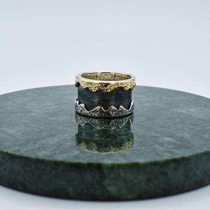 Handmade Silver&Gold Canyon Ring